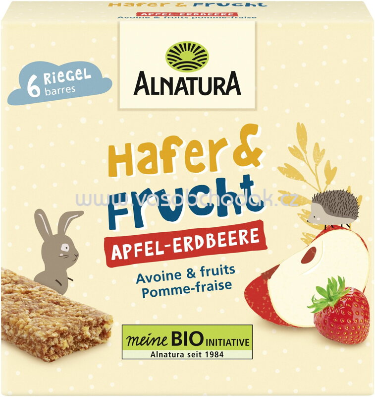 Alnatura Hafer & Frucht Apfel-Erdbeere, ab 3 Jahr, 138g Alnatura Hafer & Frucht Apfel-Erdbeere, ab 3 Jahr, 138g