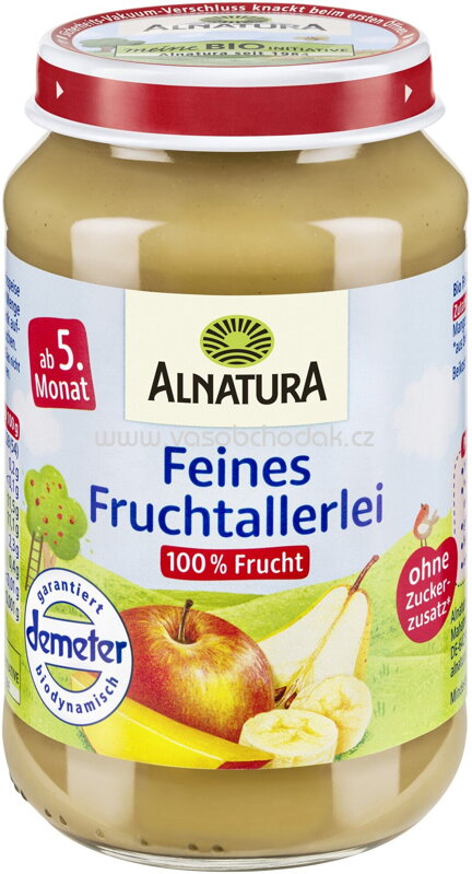 Alnatura Feines Fruchtallerlei, nach dem 5. Monat, 190g
