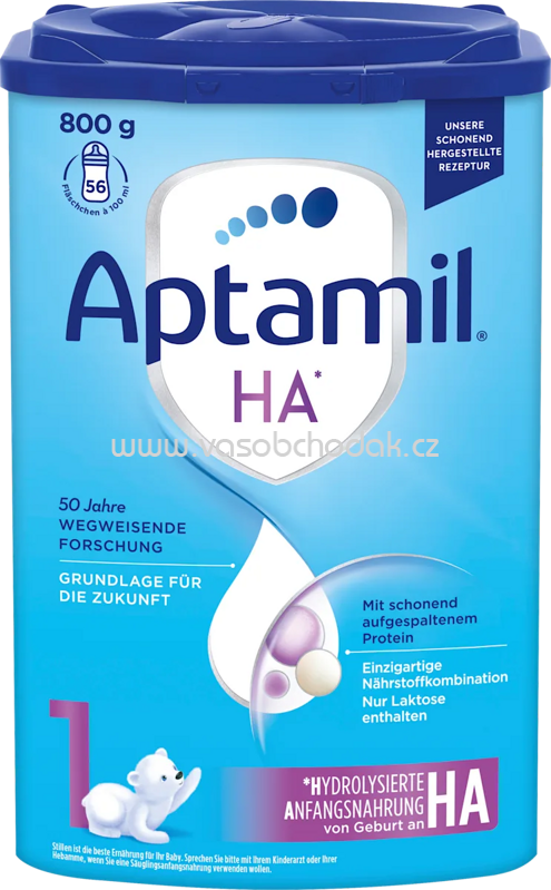 Aptamil Anfangsmilch HA1 von Geburt an, 800 g Aptamil Anfangsmilch HA1 von Geburt an, 800 g