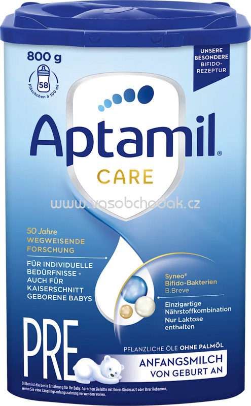 Aptamil Anfangsmilch Pre Care von Geburt an, 800 g