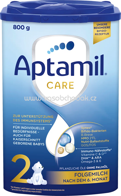 Aptamil Folgemilch 2 Care nach dem 6. Monat, 800 g Aptamil Folgemilch 2 Care nach dem 6. Monat, 800 g