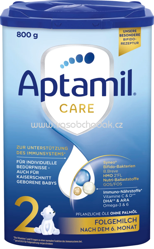 Aptamil Folgemilch 2 Care, nach dem 6. Monat, 800g Aptamil Folgemilch 2 Care, nach dem 6. Monat, 800g