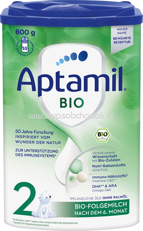 Aptamil Folgemilch 2 nach dem 6. Monat, 800 g Aptamil Folgemilch 2 nach dem 6. Monat, 800 g