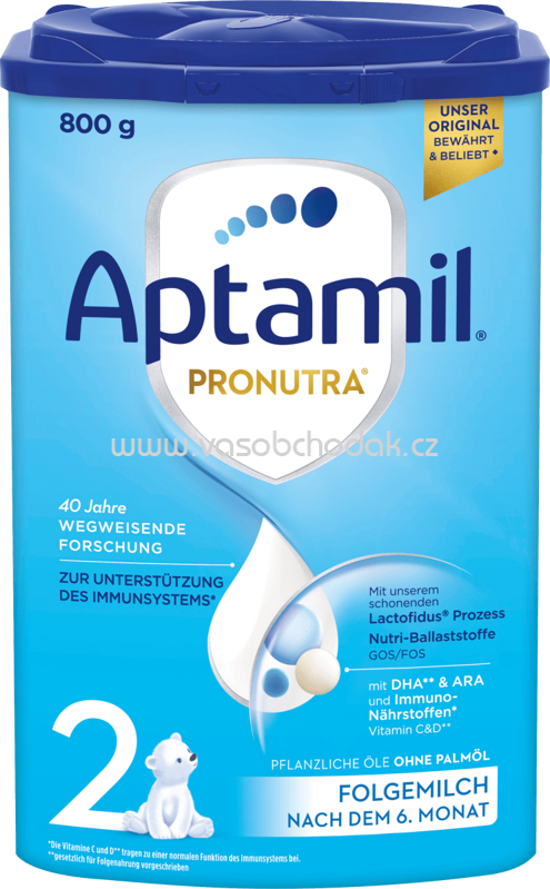Aptamil Pronutra Folgemilch 2, nach dem 6. Monat, 800g