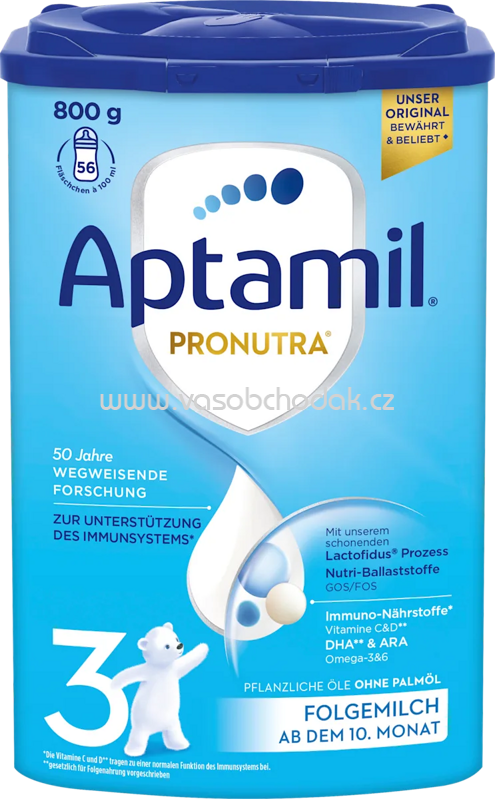 Aptamil Folgemilch 3 Pronutra ab dem 10. Monat, 800 g