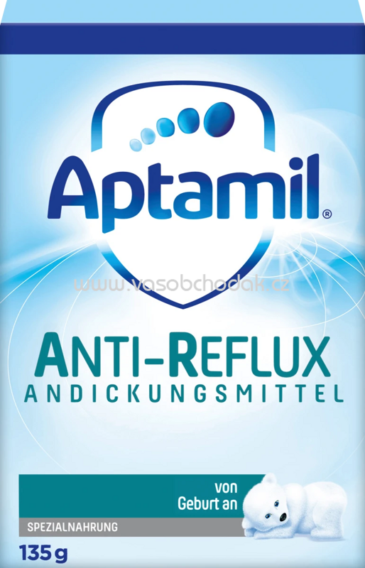 Aptamil Spezialnahrung Anti-Reflux Andickungsmittel von Geburt an, 135 g