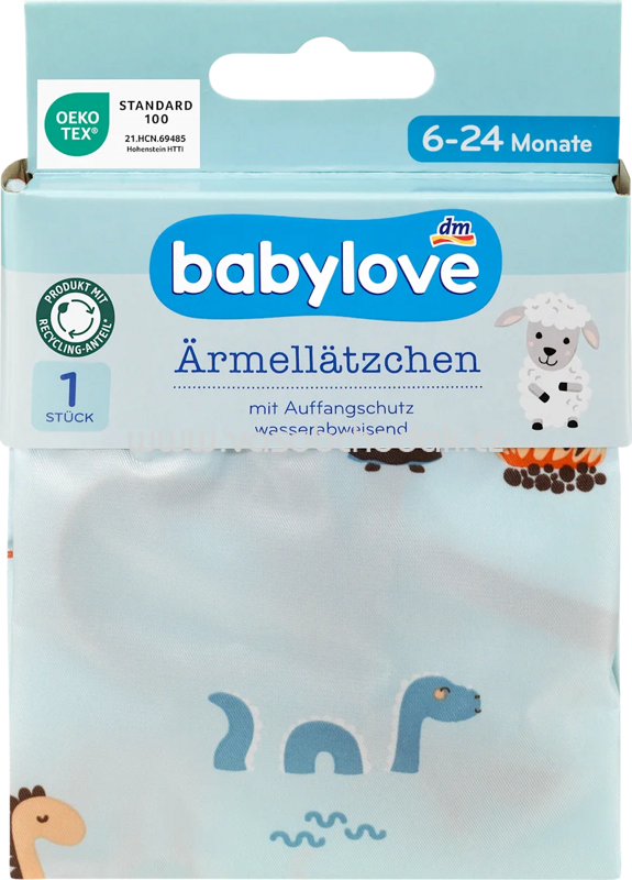 Babylove Ärmellätzchen blau, 1 St Babylove Ärmellätzchen blau, 1 St