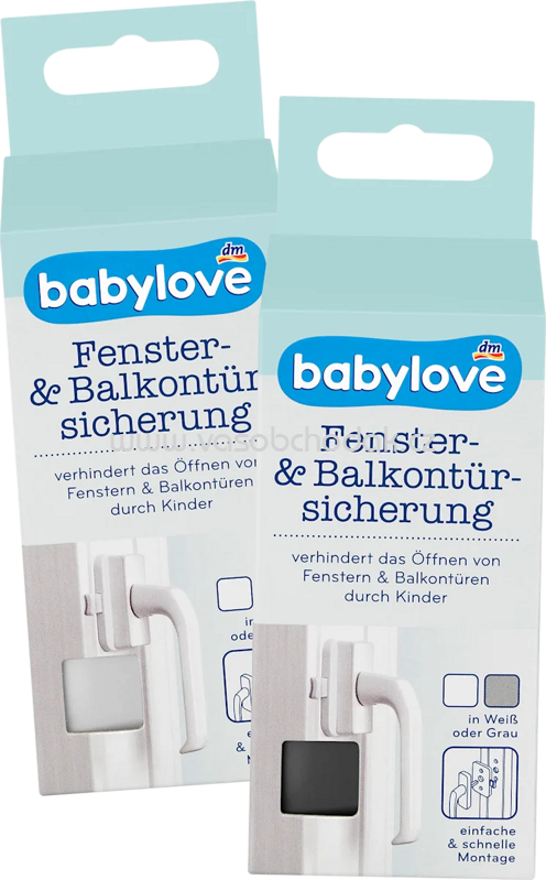 Babylove Fenster- und Balkontürsicherung, 1 St Babylove Fenster- und Balkontürsicherung, 1 St