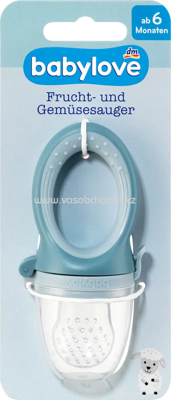 Babylove Frucht- und Gemüsesauger blau, 1 St Babylove Frucht- und Gemüsesauger blau, 1 St