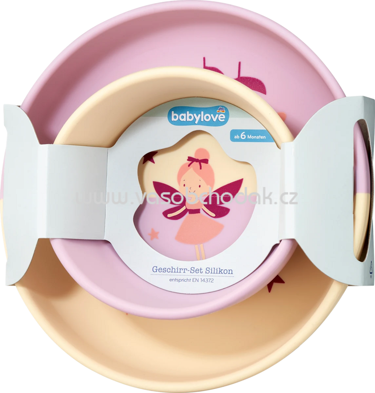 Babylove Geschirr-Set Silikon Fee 2tlg, 1 St Babylove Geschirr-Set Silikon Fee 2tlg, 1 St