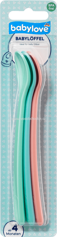 Babylove Babylöffel für tiefe Gläser, 3 St Babylove Babylöffel für tiefe Gläser, 3 St