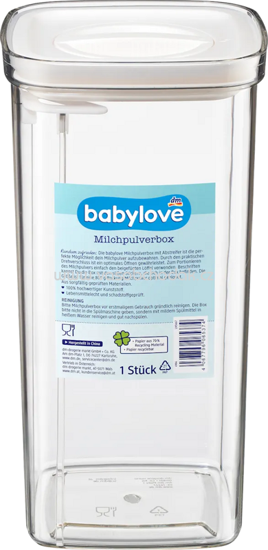 Babylove Milchpulverbox inkl. Abstreifer, 1 St