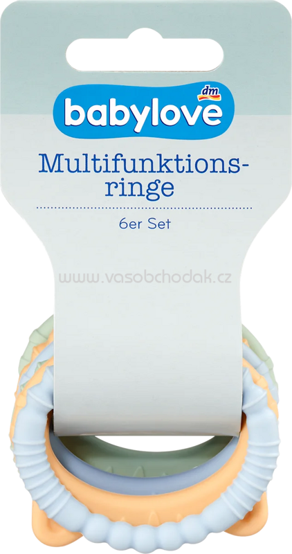 Babylove Multifunktionsringe Silikon, 6 St Babylove Multifunktionsringe Silikon, 6 St