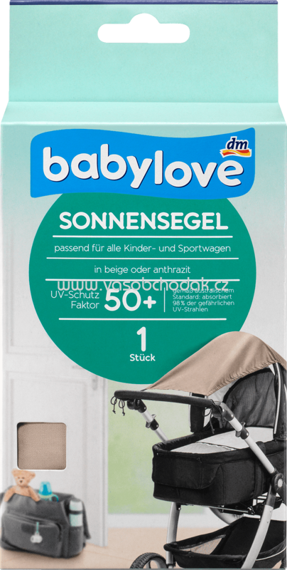 Babylove Sonnensegel, beige, 1 St