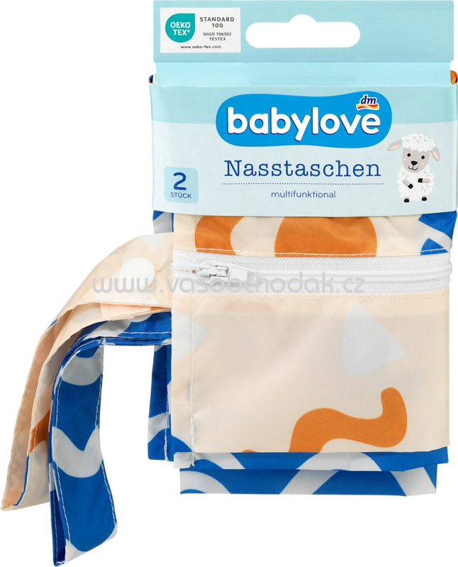 Babylove Nasstaschen-Set blau, 2 St Babylove Nasstaschen-Set blau, 2 St
