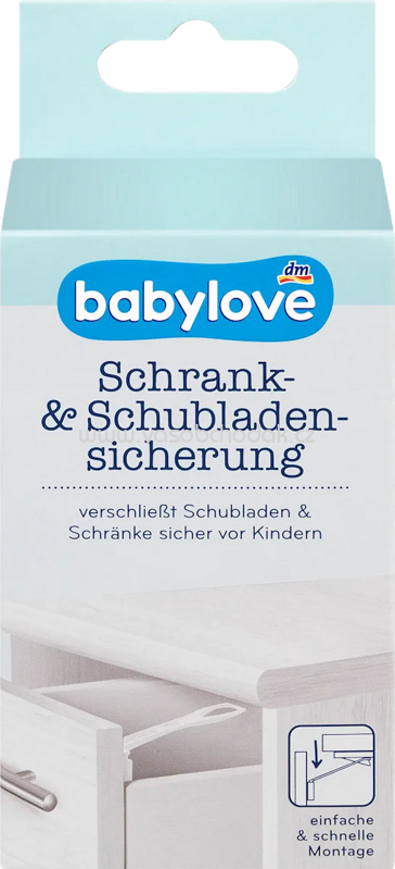 Babylove Schrank- und Schubladensicherung, 3 St Babylove Schrank- und Schubladensicherung, 3 St