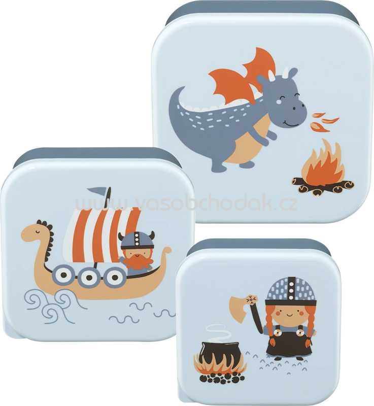 Babylove Snackboxen blau, 3-teilig, 1 St Babylove Snackboxen blau, 3-teilig, 1 St