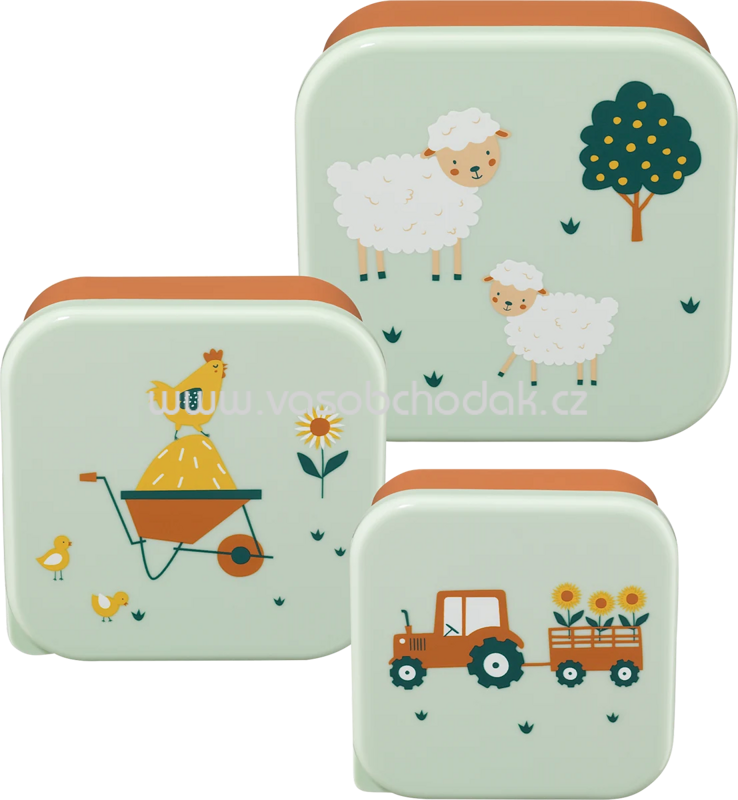 Babylove Snackboxen grün, 3-teilig, 1 St Babylove Snackboxen grün, 3-teilig, 1 St