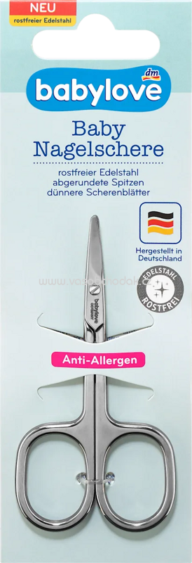 Babylove Baby Nagelschere antiallergen, 1 St Babylove Baby Nagelschere antiallergen, 1 St