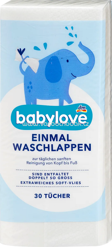 Babylove Einmal Waschlappen, 30 St
