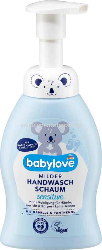 Babylove Handwaschschaum mild sensitive, 250 ml Babylove Handwaschschaum mild sensitive, 250 ml