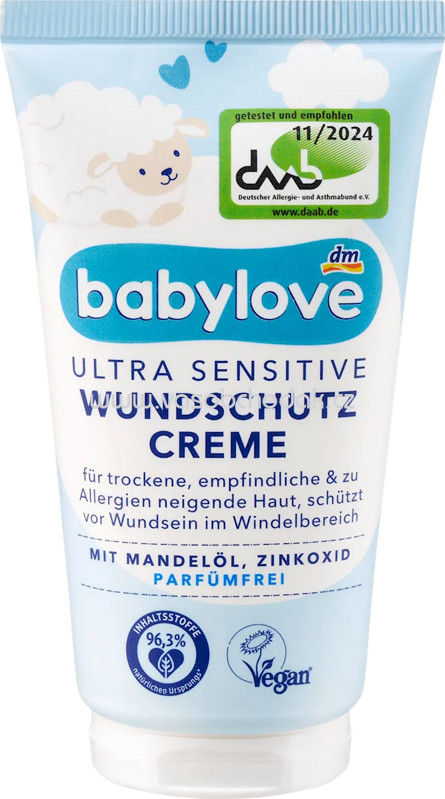 Babylove Wundschutzcreme ultra sensitive, 75 ml Babylove Wundschutzcreme ultra sensitive, 75 ml