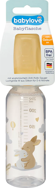 Babylove Babyflasche gelb, 250 ml, 1 St Babylove Babyflasche gelb, 250 ml, 1 St