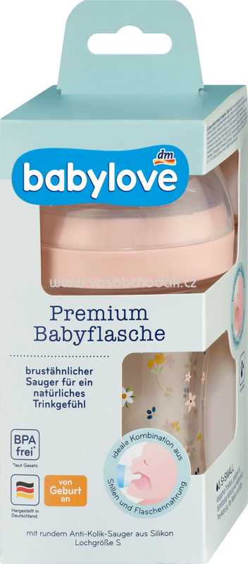 Babylove Babyflasche Premium rosa, 280 ml, 1 St Babylove Babyflasche Premium rosa, 280 ml, 1 St