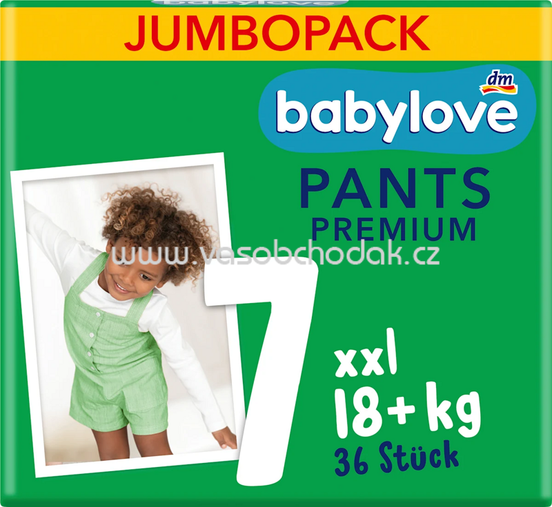 Babylove Baby Pants Premium, Gr. 7 XXL, +18 kg, Jumbopack, 36 St Babylove Baby Pants Premium, Gr. 7 XXL, +18 kg, Jumbopack, 36 St