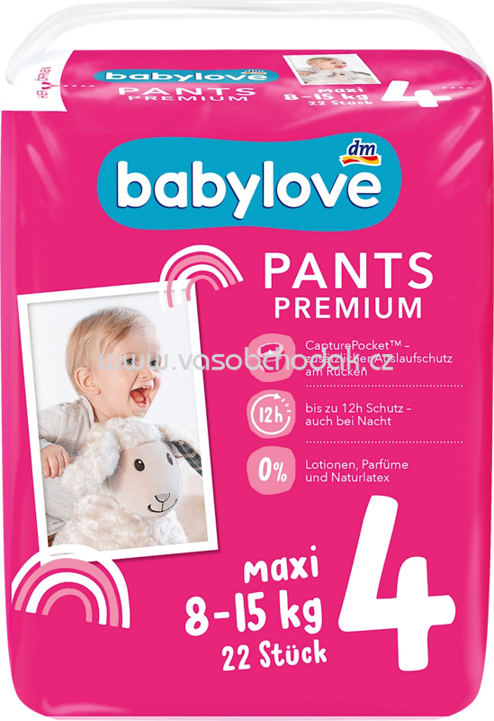 Babylove Baby Pants Premium Gr. 4 Maxi, 8-15 kg, 22 St Babylove Baby Pants Premium Gr. 4 Maxi, 8-15 kg, 22 St