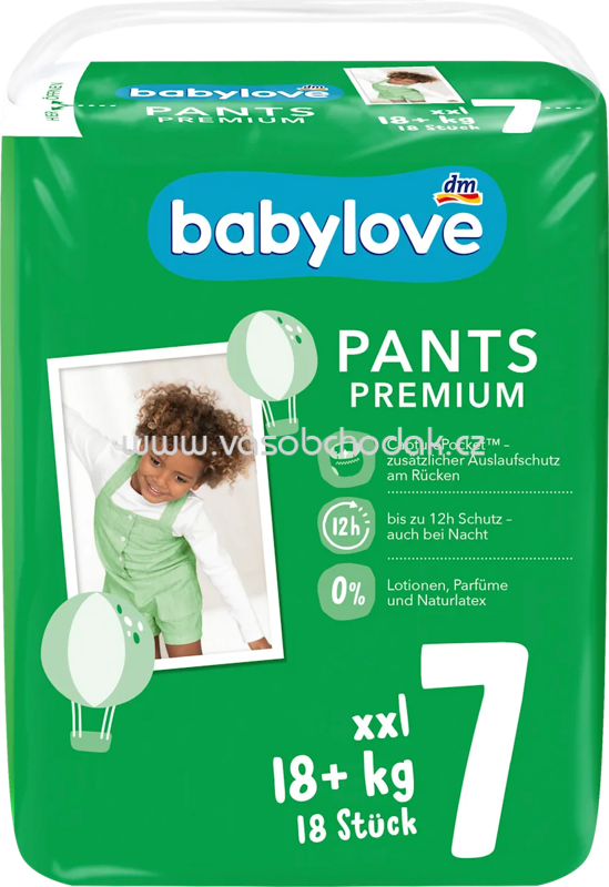 Babylove Baby Pants Premium Gr. 7, XXL, 18+ kg, 18 St Babylove Baby Pants Premium Gr. 7, XXL, 18+ kg, 18 St