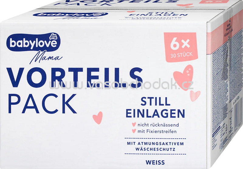 babylove Mama Stilleinlagen weiß (6x30 St), 180 St babylove Mama Stilleinlagen weiß (6x30 St), 180 St