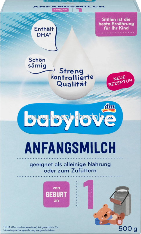 Babylove Anfangsmilch 1, von Geburt an, 500g