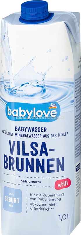 Babylove Babywasser, von Geburt an, 1l Babylove Babywasser, von Geburt an, 1l