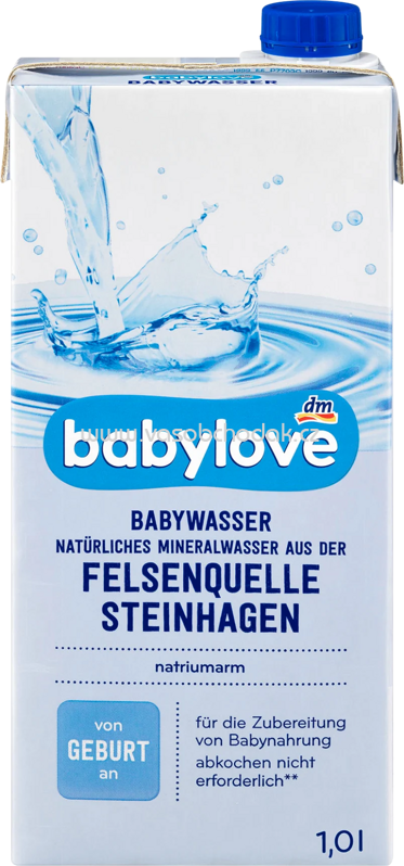 Babylove Babywasser, von Geburt an, 1l