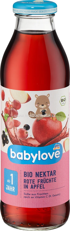 Babylove Nektar Rote Früchte in Apfel, ab 1 Jahr, 500 ml