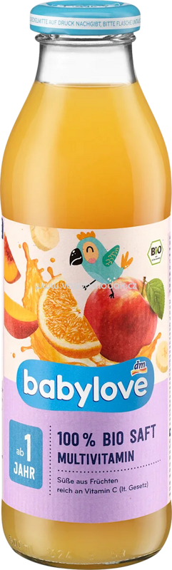 Babylove Bio Saft Multivitamin, 500 ml Babylove Bio Saft Multivitamin, 500 ml