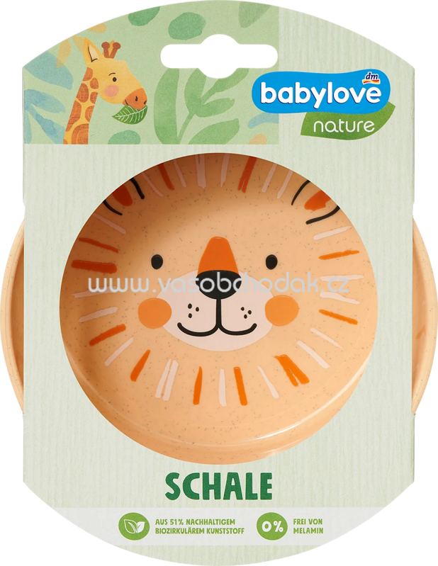 Babylove nature Schale orange, 1 St