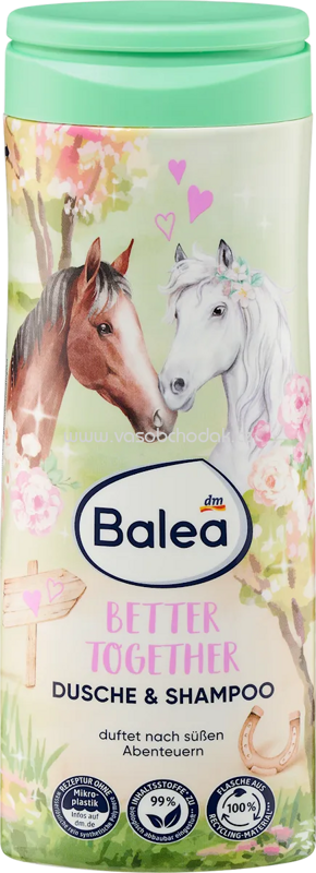 Balea Kinder Dusche & Shampoo 2in1 Better Together, 300 ml Balea Kinder Dusche & Shampoo 2in1 Better Together, 300 ml