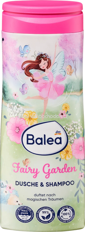 Balea Kinder Dusche & Shampoo 2in1 Fairy Garden, 300 ml Balea Kinder Dusche & Shampoo 2in1 Fairy Garden, 300 ml