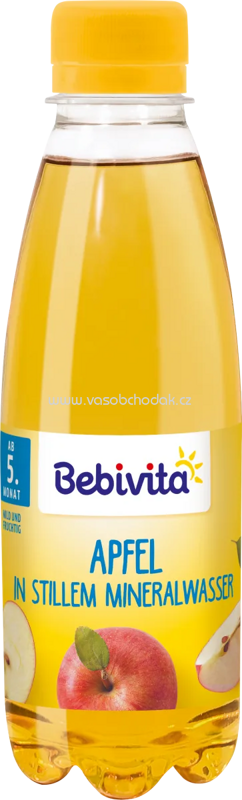 Bebivita Apfel in stillem Mineralwasser, ab 5. Monat, 500 ml