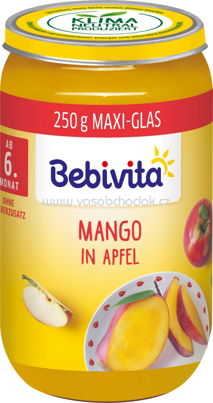 Bebivita Mango in Apfel, ab dem 6. Monat, 250g