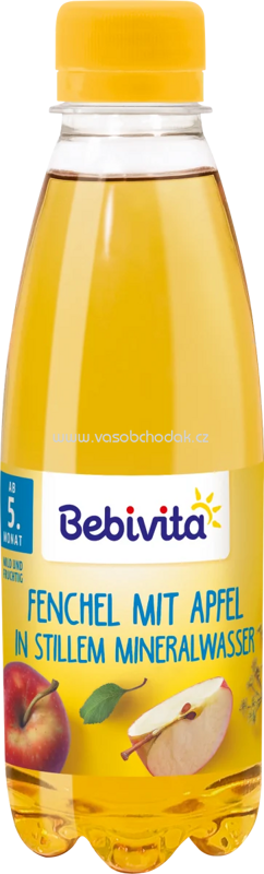 Bebivita Fenchel mit Apfel in stillem Mineralwasser, 500 ml