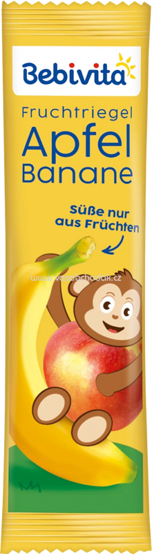 Bebivita Früchteriegel Apfel-Banane, ab 1 Jahr, 25g Bebivita Früchteriegel Apfel-Banane, ab 1 Jahr, 25g