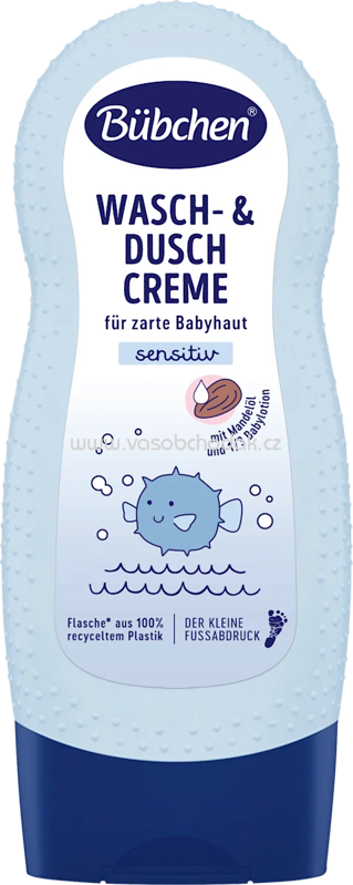Bübchen Baby Wasch- & Duschcreme sensitiv, 230 ml