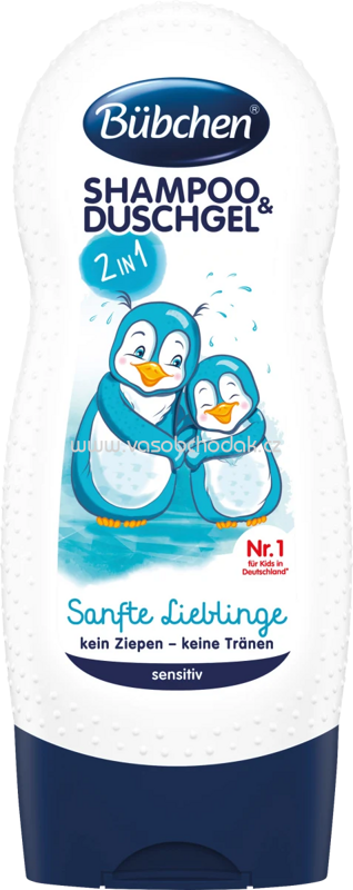 Bübchen Kids Shampoo & Duschgel Sanfte Lieblinge, 230 ml