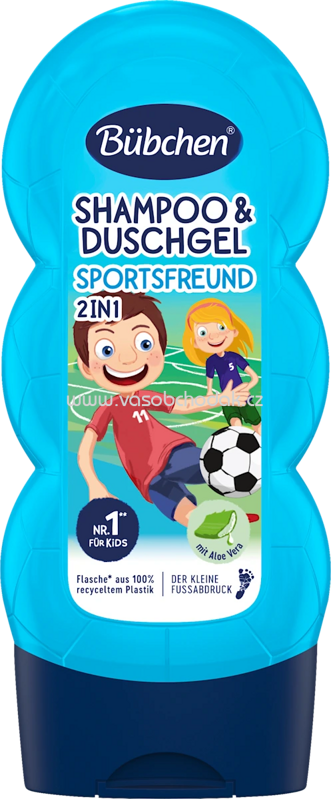 Bübchen Kinder Shampoo & Duschgel 2in1 Sportsfreund, 230 ml Bübchen Kinder Shampoo & Duschgel 2in1 Sportsfreund, 230 ml