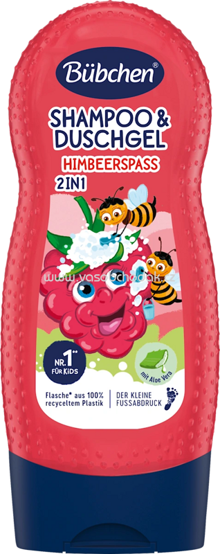 Bübchen Kinder Shampoo & Duschgel Himbeerspaß, 230 ml Bübchen Kinder Shampoo & Duschgel Himbeerspaß, 230 ml