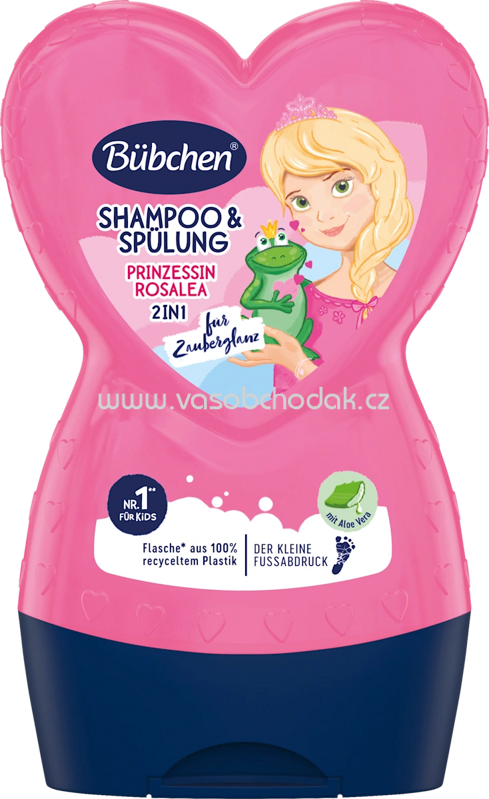 Bübchen Kinder Shampoo & Spülung 2in1 Prinzessin Rosalea, 230 ml