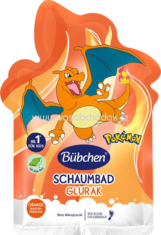 Bübchen Schaumbad Glurak Feuerwirbel Pokémon, 40 ml Bübchen Schaumbad Glurak Feuerwirbel Pokémon, 40 ml